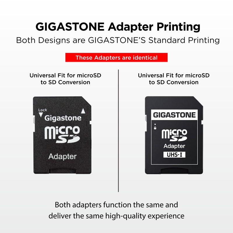 GIGASTONE 8GB Micro SD Card 5-Pack, High Read Speed up to 80MB/s. Ideal for Portable Full HD Video, U1 C10 Micro SDHC UHS-I Card with 2 Mini Cases and 1 SD Adapter. - Image 2